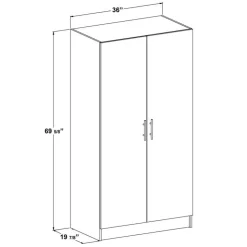 SUA-V 36'' All-Purpose Cabinet WHITE Hot