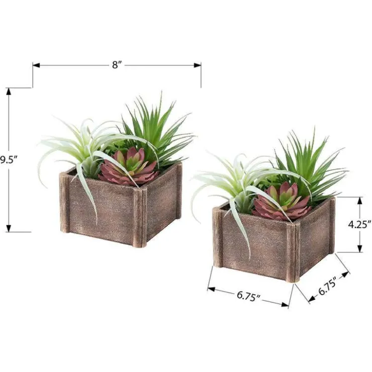 Monarch 10" Artificial Plant (Set of 2) GREEN Discount