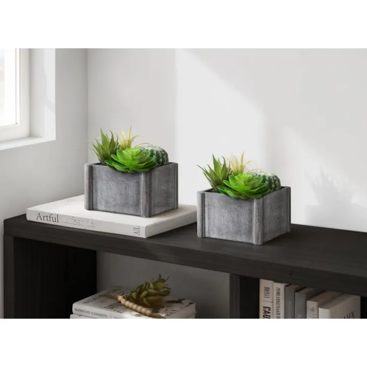 Monarch 8" Artificial Plant (Set of 2) GREEN Hot