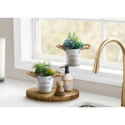 Monarch 7" Artificial Plant (Set of 2) GREEN Best