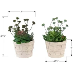 Monarch 9" Artificial Plant (Set of 2) GREEN Online