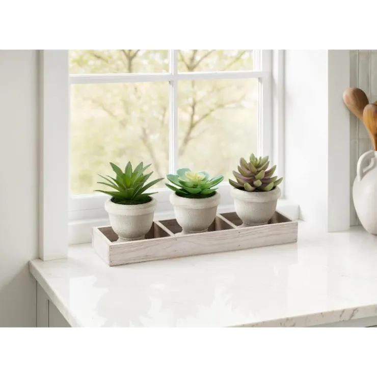Monarch 6" Artificial Plant (Set of 3) GREEN Online