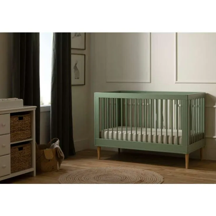 Meubles South Shore 3 in 1 Convertible Crib - South Shore Sage Green Discount
