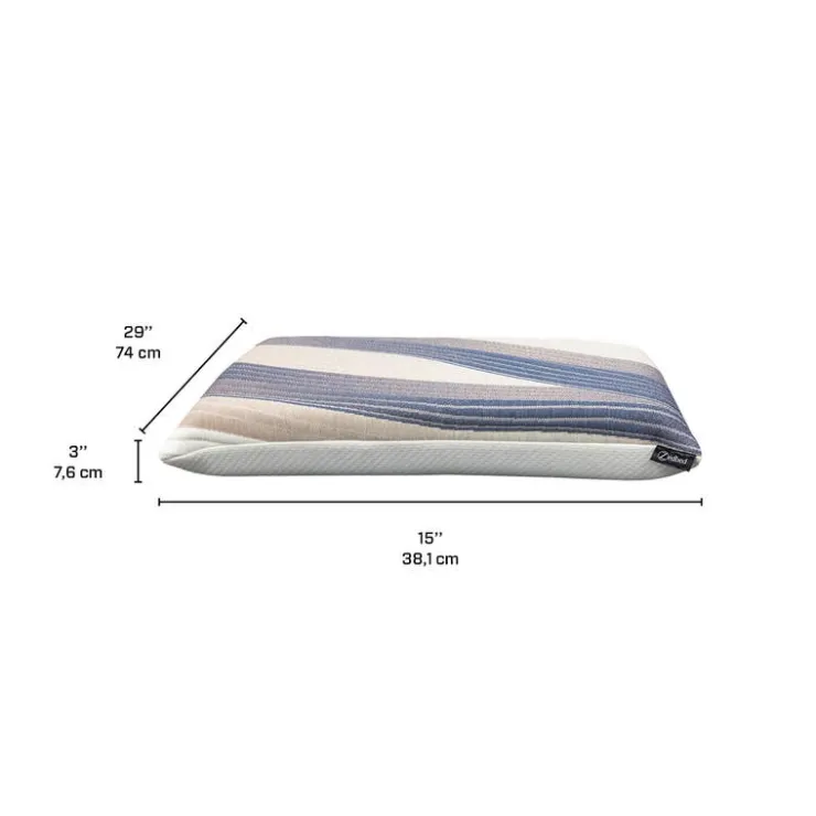ZedBed 3" Memory Foam Pillow Blue / Pink / Beige Clearance
