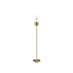 Monarch 71" Metal Floor Lamp GOLD New