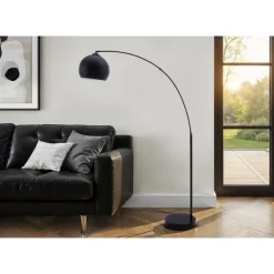 Monarch 74" Metal Floor Lamp BLACK Sale
