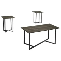 Monarch 3 pcs Coffee Table Set - Taupe Best