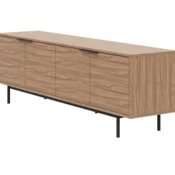 Nexera 70" TV Stand with Storage - Light Walnut Hot