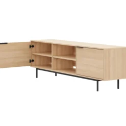 Nexera 70" TV Stand with Storage - Natural Blonde Oak New