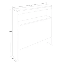 SUA-V 39" Twin Bed Headboard White Best