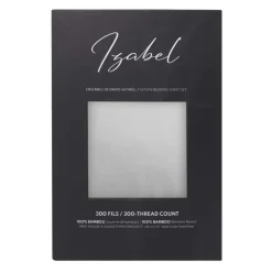 2 Twin XL Bamboo Bed Sheet Set - Cement Grey New