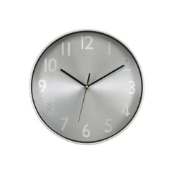 Monarch 12" Wall Clock SILVER Clearance