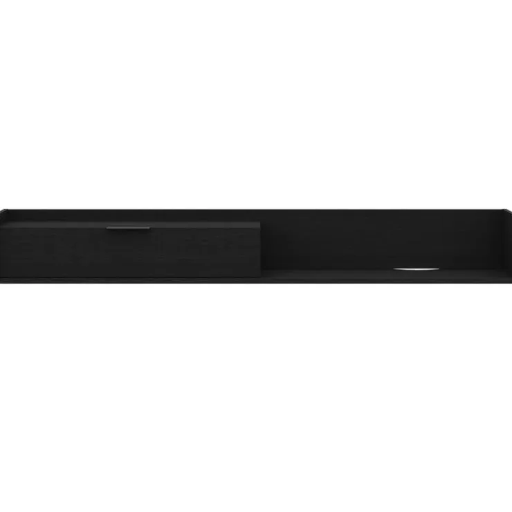 Nexera 72" Wall-Mounted TV Stand with Storage - Black Online