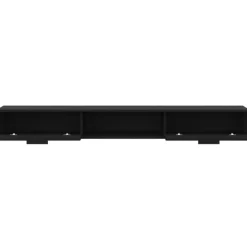 Nexera 72" Wall-Mounted TV Stand with Storage - Black
