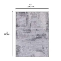 8 x 10 ft Rug Grey New