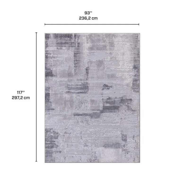 8 x 10 ft Rug Grey New
