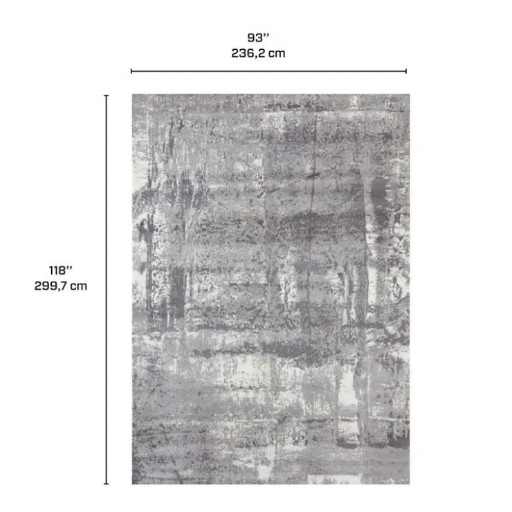 8 x 10 ft Rug Grey Sale