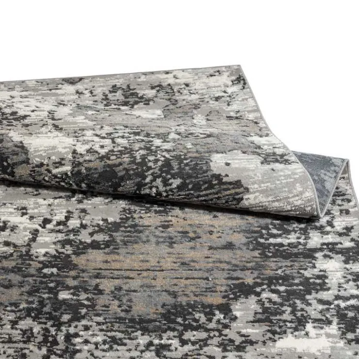 5 x 7 ft Rug Grey / Black New