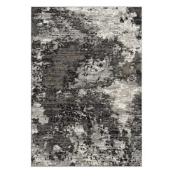 5 x 7 ft Rug Grey / Black New
