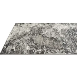 5 x 7 ft Rug Grey / Black New