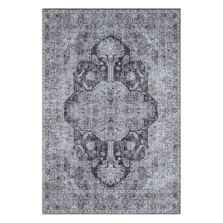 6 x 9 ft Rug Black / Blue Sale