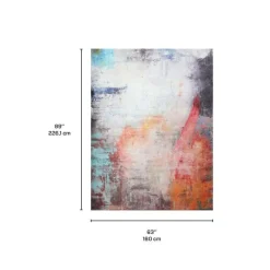 5 x 7 ft Rug Colorful Best