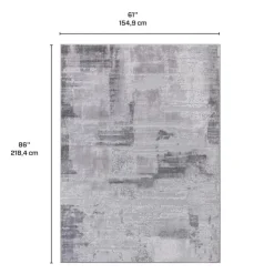 5 x 8 ft Rug Grey Discount