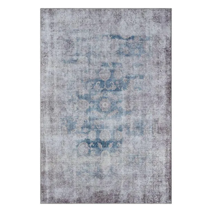 5 x 7 ft Rug Blue / Brown Outlet