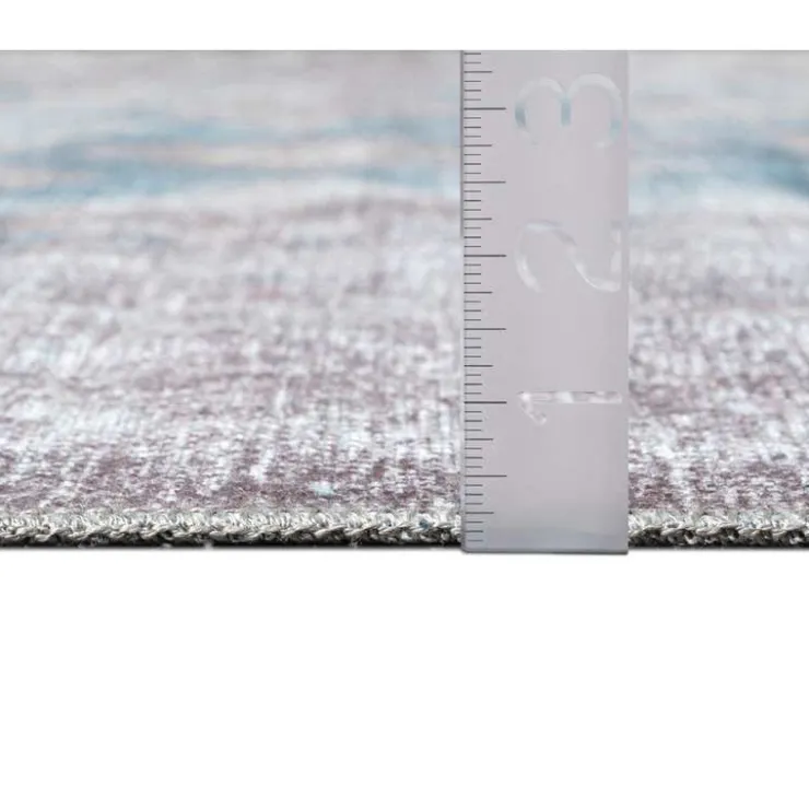 5 x 7 ft Rug Blue / Brown Outlet