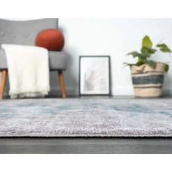 5 x 7 ft Rug Blue / Brown Outlet