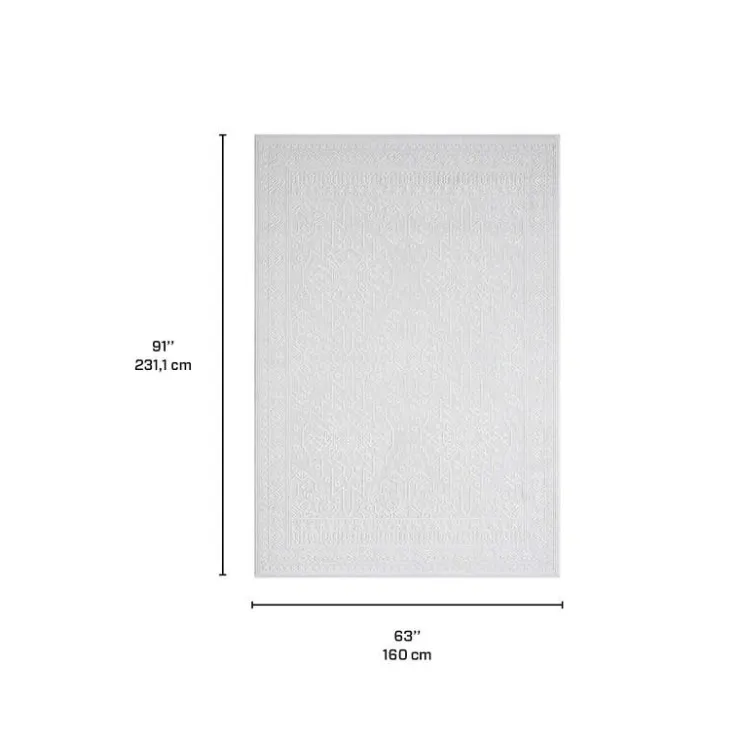 5 x 8 ft Rug Grey Online
