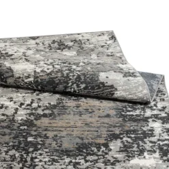 8 x 10 ft Rug Grey / Black New