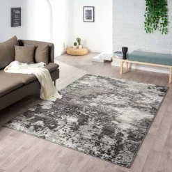8 x 10 ft Rug Grey / Black New