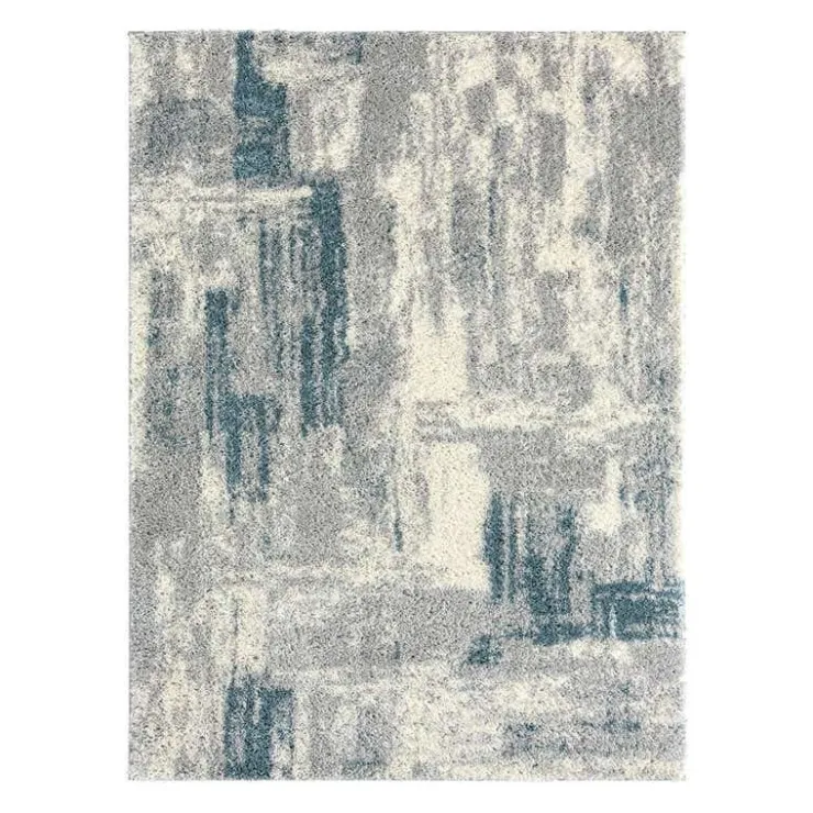 5 x 7 ft Rug Grey / Blue Online