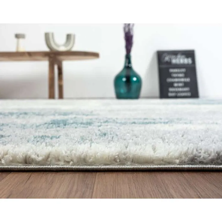 5 x 7 ft Rug Grey / Blue Online