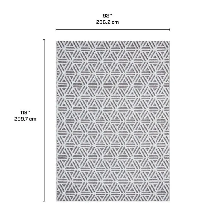 8 x 10 ft Rug Grey Discount