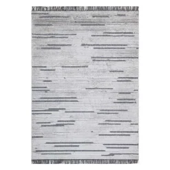 5 x 8 ft Rug White / Grey