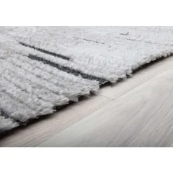 5 x 8 ft Rug White / Grey