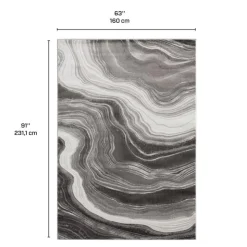 5 x 8 ft Rug Grey Best