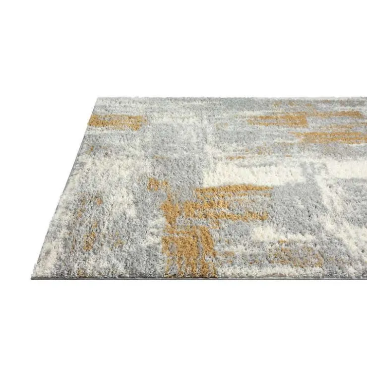 5 x 7 ft Rug Grey / Beige / Yellow Outlet