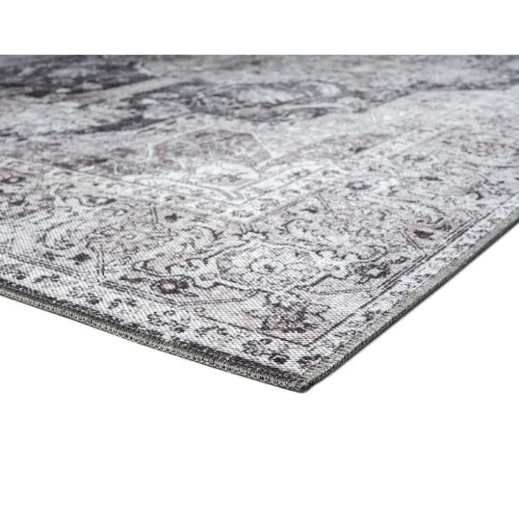 5 x 7 ft Rug Black / Blue