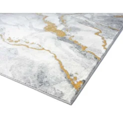 4 x 6 ft Rug Grey/Gold