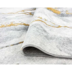 4 x 6 ft Rug Grey/Gold