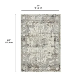 5 x 7 ft Rug Grey / Beige Sale