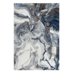 5 x 8 ft Rug Beige / Grey / Blue Clearance