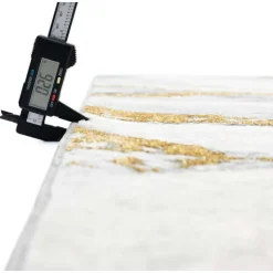 8 x 10 ft Rug Grey/Gold