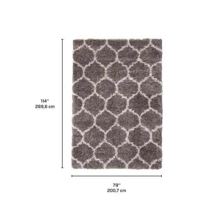 7 x 10 ft Rug Dark Grey Sale