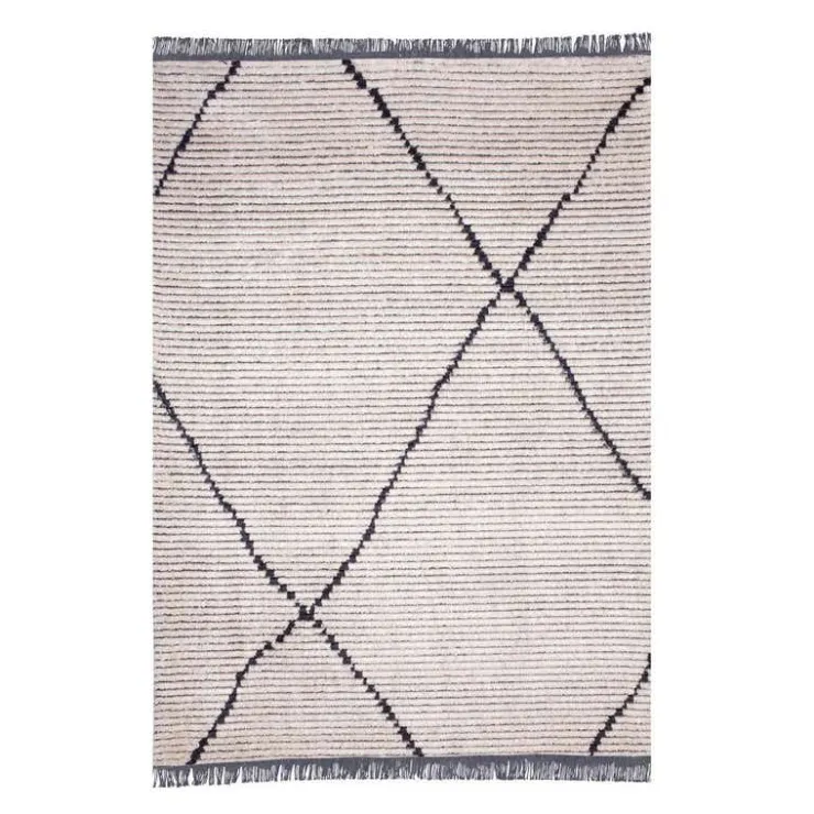 5 x 8 ft Rug Beige / Grey New