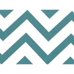 Monarch Accent chair - " chevron " fabric / chrome metal Teal