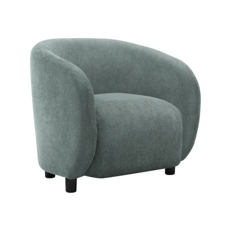 Monarch Accent Chair in Fabric GREEN Hot